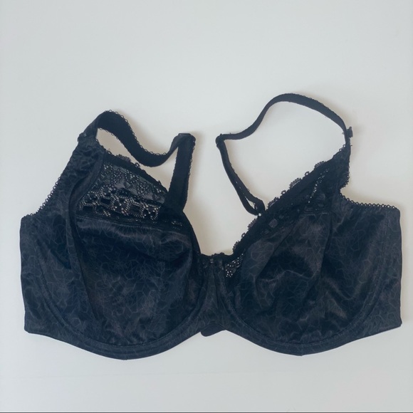 Elomi Kim Underwire Stretch Lace Plunge Bra EL4340 - Picture 2 of 6